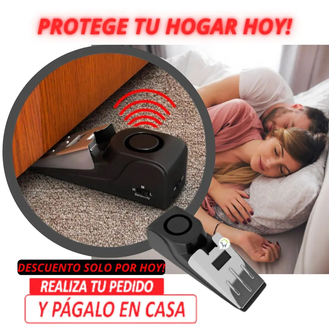 Tope de puerta con alarma